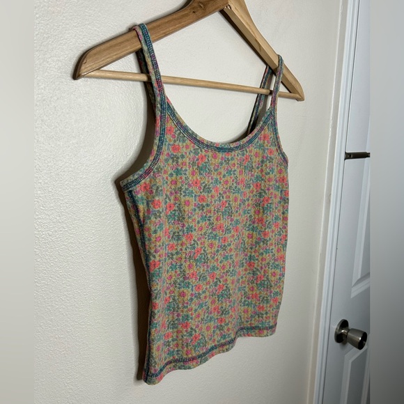 Natural Life Thermal Cami Tank Top Floral Patterned Size S Small - Picture 3 of 6